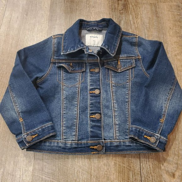 Old Navy Other - OLD NAVY 4T GIRLS JEAN JACKET BUTTON CLOSURE NEVER WORN NO TAGS BLUE
